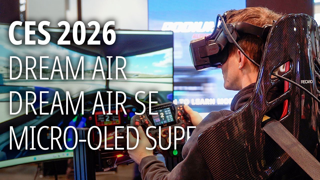 Try out Pimax's new micro-OLED VR headsets @ CES 2026