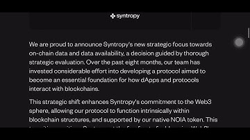Benefits of Syntropy’s Data Availability Layer