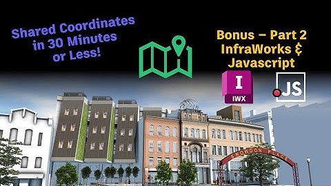 Shared Coordinates (Bonus - Part 2) - Using Javascript to create Bookmarks in InfraWorks