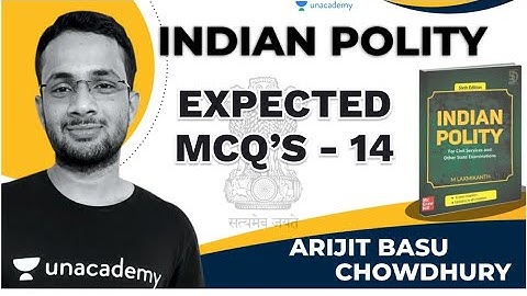 Expected MCQs on Indian Polity from M Laxmikant I Part 14 | WBCS | Arijit Basu Chowdhury