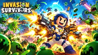 I Dashed Through WAVES of Aliens in this CRAZY Arena Roguelite! - Invasion Survivors screenshot 3