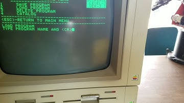 Scorbot ER3 running on an Apple IIe