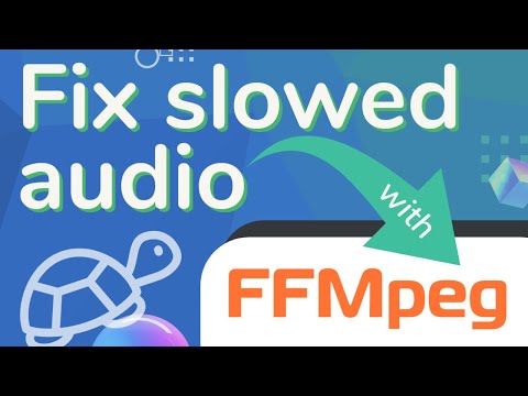 Fix slowed After Effects or Premiere Pro audio with FFmpeg