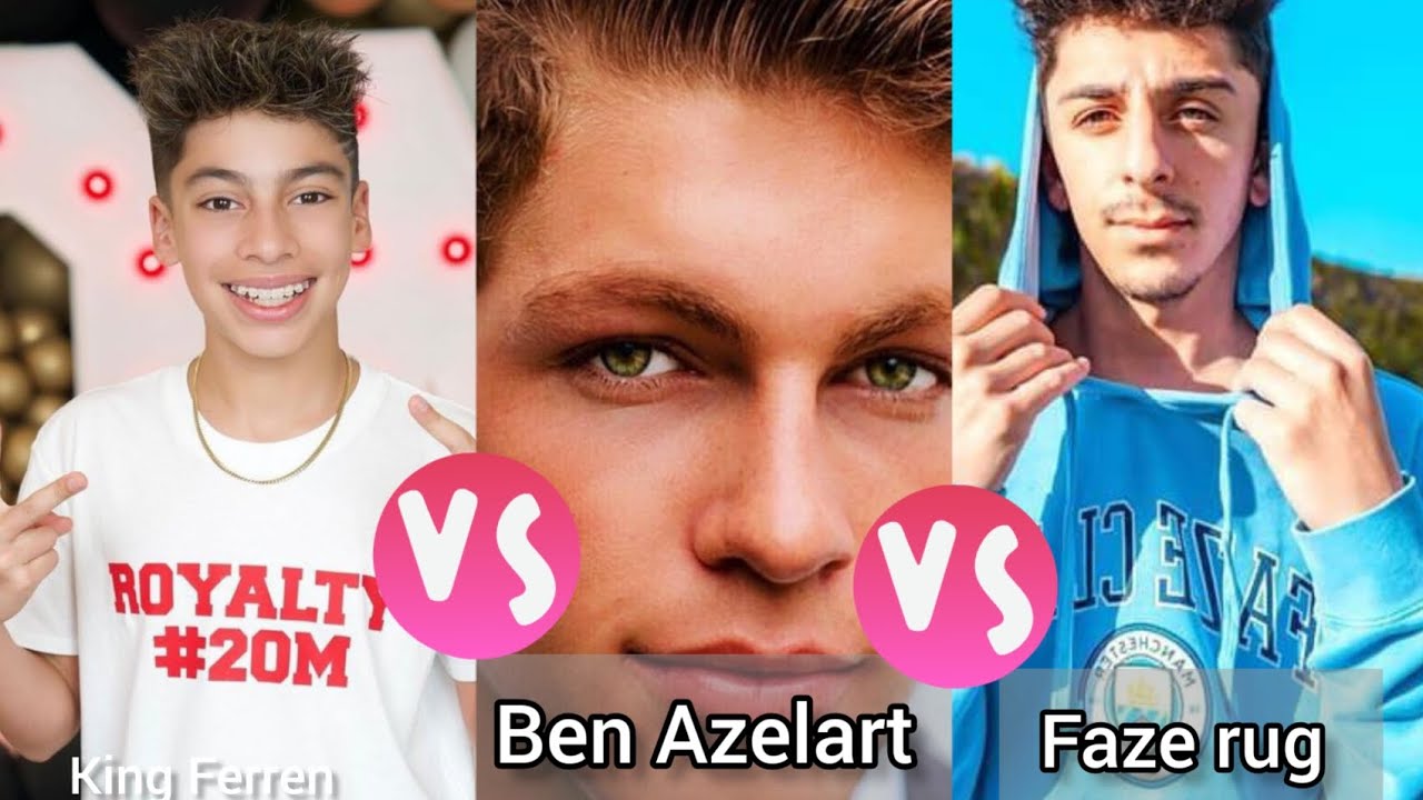 King Ferren vs Ben Azelart Vs Faze rug lifestyle comparison 2024 - YouTube