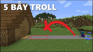 ✔ 5 Cách Làm BẪY TROLL Đơn Giản Trong Minecraft