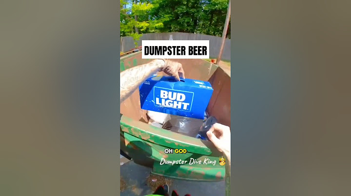 I found beer dumpster diving! Who would take it? #dumpsterdiving #beer #party