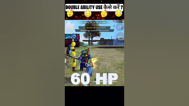 How To Use Double Ability Seme Time😲? Trouble Night Event Top Secret 🤫| #shorts #freefireshorts