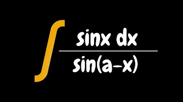 Integration of sinx / sin(x-a) | Integration by parts | Class 12th Maths