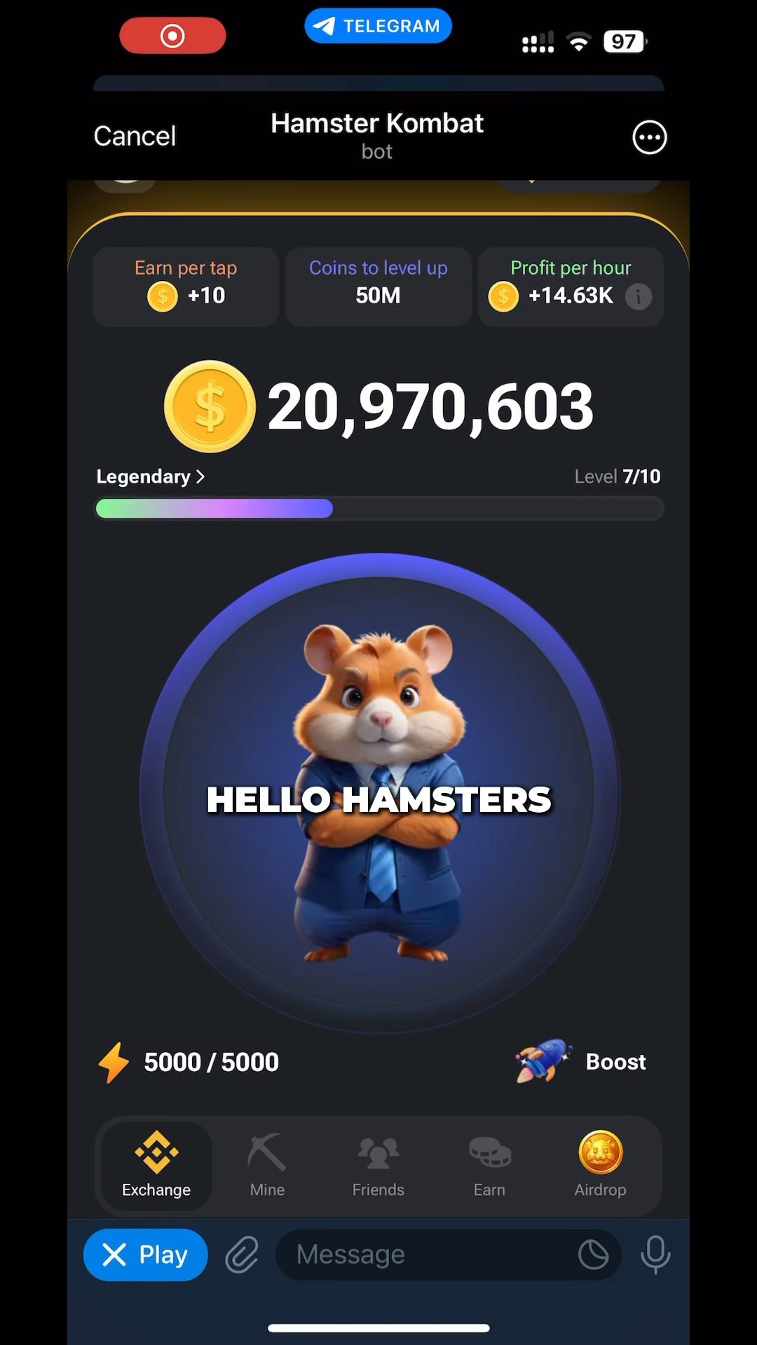 Invite your friends and earn HAMSTER KOMBAT