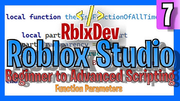 Beginner to Advanced Scripting : Function Parameters