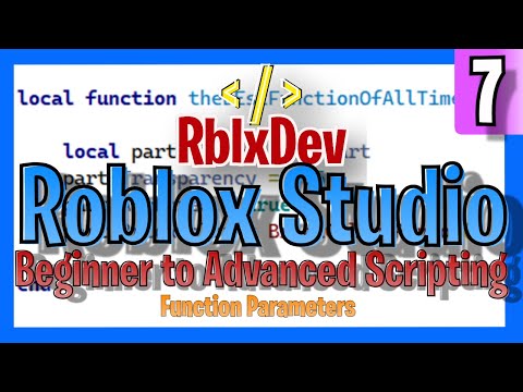 Beginner to Advanced Scripting : Function Parameters
