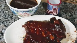 Slow Cooker Honey Garlic Ribs