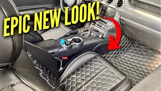 EXTREME 2020 FORD MUSTANG INTERIOR TRANSFORMATION WITH KUSTOM COVER! BLOWN AWAY!