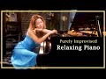 Peaceful 3 hours calm piano with nature sounds by sangah noona improv piano