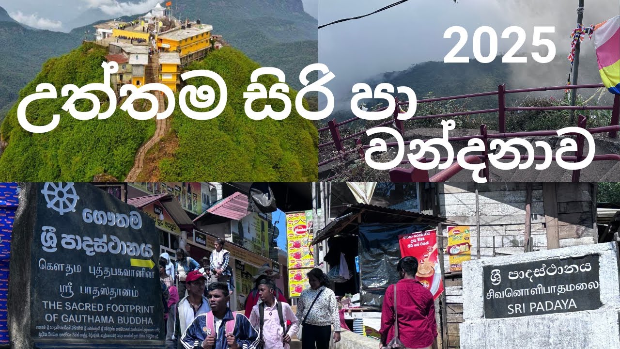 Sri Padaya 2025 | උත්තම සිරිපා වන්දනා වාරය පටන් ගත්ත ගමන් ගියා 2025 Dec / Adam's Peak Srilanka / 🪷