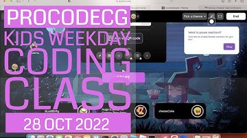 ProCodeCG Kids Weekday Coding Class - Friday - 28 Oct 2022