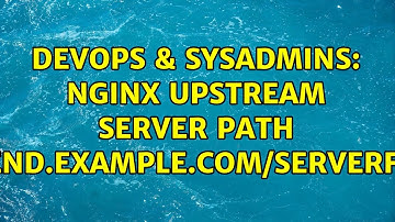DevOps & SysAdmins: nginx upstream server path "backend.example.com/serverfiles/"?