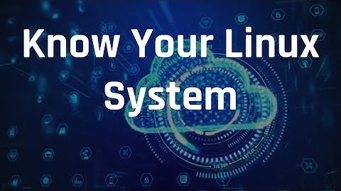 Check the details of a Linux system using command line or Terminal |  Ubuntu | Redhat