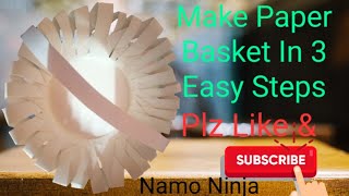 DIY // How to make paper basket // paper basket kese banaye