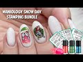 SNOWDAY STAMPING BUNDLE FROM MANIOLOGY | Reverse Stamping Technique