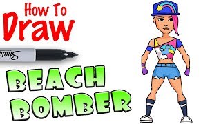 How To Draw Beach Bomber Fortnite