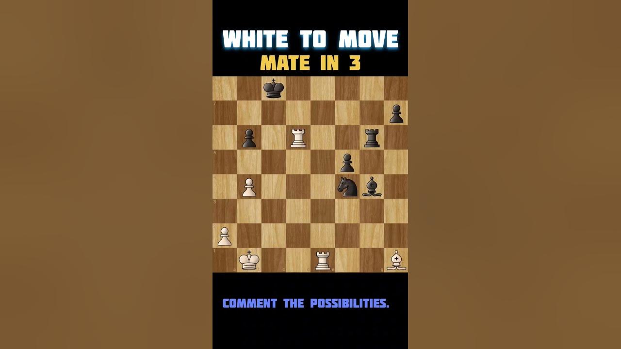 Mate in 3 moves . . . #chess #puzzle #win #king #queen #bishop