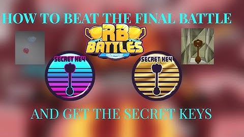 How to BEAT the FINAL BATTLE in RB BATTLES!