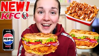 Trying KFC BRAND NEW menu *this surprised  me*