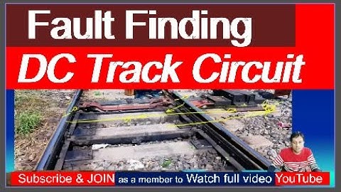 Fault finding of DC track circuit !! Railway Axle detection engineering !!!