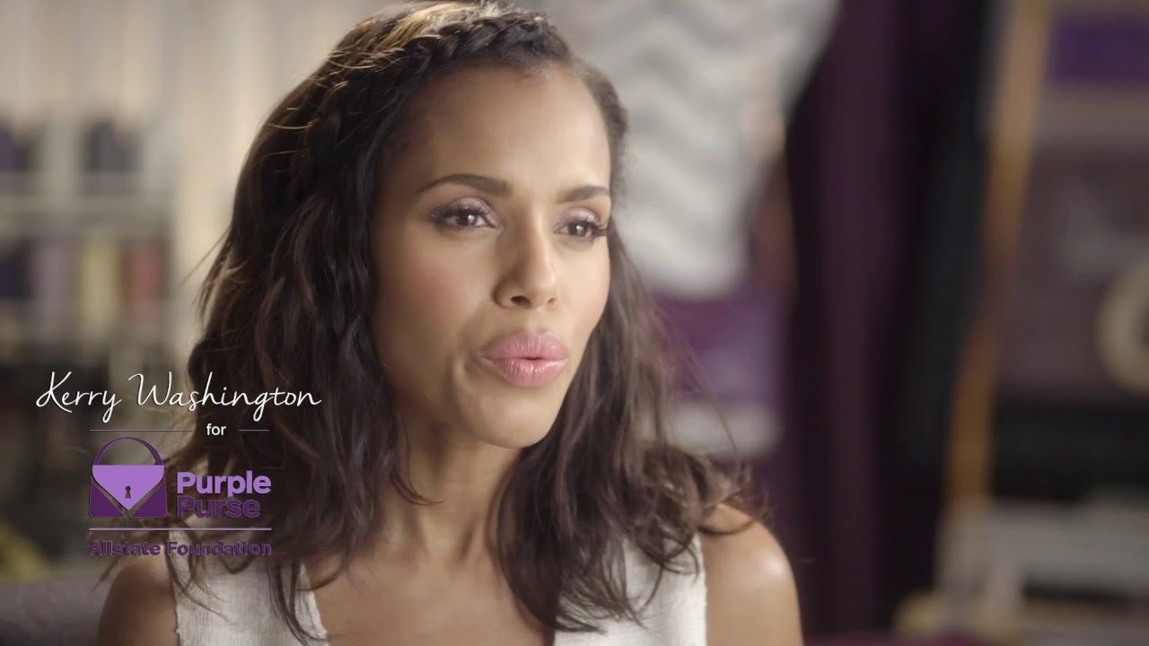 KERRY WASHINGTON / Allstate Foundation Purple Purse PSA YouTube