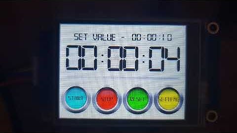 NEXTION HMI COUNTDOWN TIMER