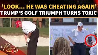 Trump's GOLF VICTORY ERUPTS INTO CHEATING ROW As Bedminster Score Faces Fierce Scrutiny