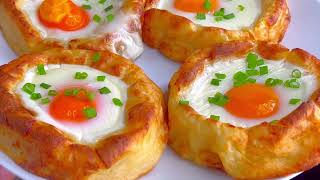 3-INGREDIENT DINNER: Flourless Potato and Egg Nests! 🥔 screenshot 1