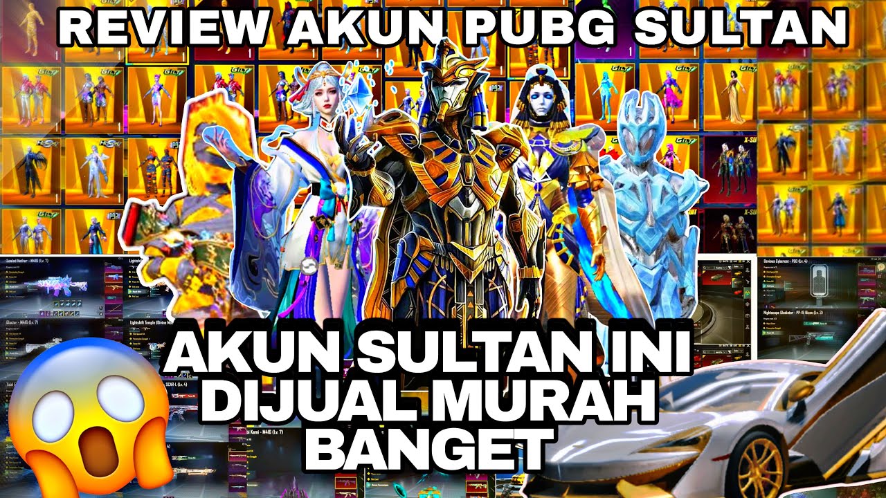 JUAL AKUN PUBG MURAH MERIAH DI JAMIN AMAN || PUBG MOBILE INDONESIA