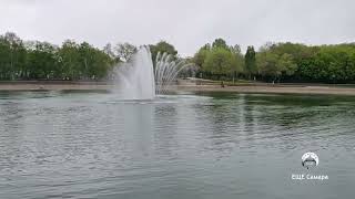 Включили фонтан в парке "Молодежный"