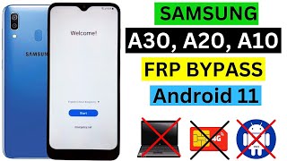 Samsung A30,A20,A10 FRP Bypass Without PC 2024 New Method Android 11 Remove Google Account Lock