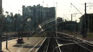 Kyiv-Zaporizhia Intercity Train Ride part 1 (HD front view)