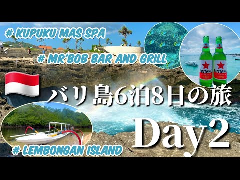 【バリ島6泊8日の旅🌴Day2】レンボンガン島1日ツアーに参加🏖️