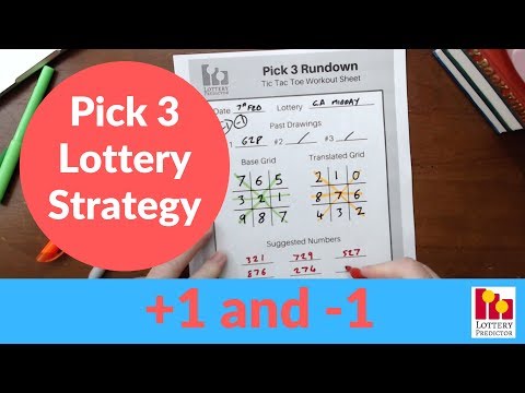 Pick 3 Lottery Strategy +1 and -1 Rundown with Mirror Numbers
