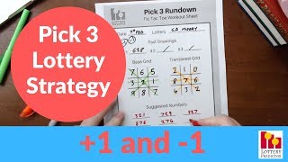 Pick 3 Lottery Strategy +1 and -1 Rundown with Mirror Numbers