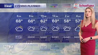 Friday PM Forecast: Rain overnight, cool & cloudy Saturday