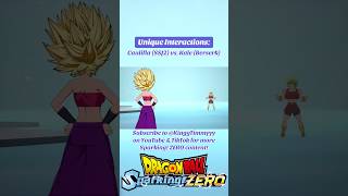 Unique Interactions — Caulifla (SSJ2) vs. Kale (Berserk) #dragonball #sparkingzero #gaming #caulifla