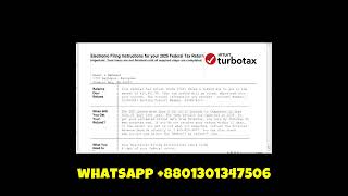 How to edit turbotax || Professional turbotax editing services ||