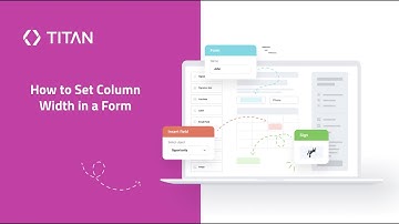 How to Set Column Width in a Form