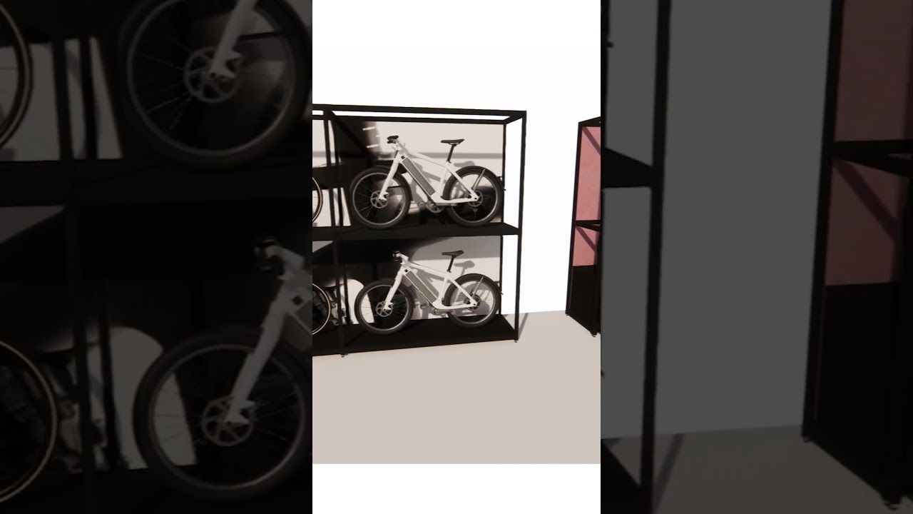 Bike presentation for bike shops with the DECOFRAME