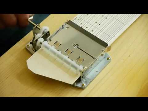 How To Program a Music Box - Hole Punch Tutorial 