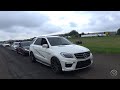 592HP Mercedes ML63 AMG! BRUTAL ACCELERATIONS!