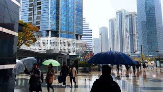 Seoul Walk: Yongsan Station to Ichon Station on a rainy Thursday afternoon