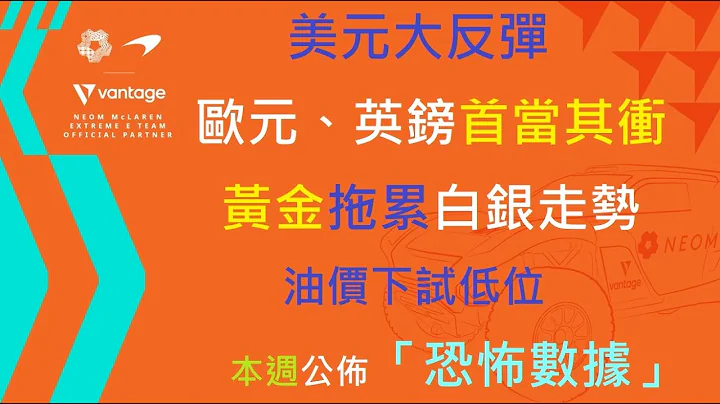 [vantage特約] {財經quick shot] 2023.05.14  美元大反彈，歐元、英鎊首當其衝 / 黃金拖累白銀走勢 / 油價下試低位 / 本週公佈「恐怖數據」 - 天天要聞