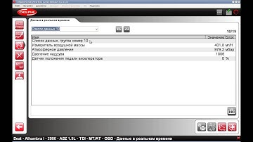 Диагностика Seat Alhambra 1.9 PD, BTB (150 л.с.) сканером Autocom CDP+ (часть 1)